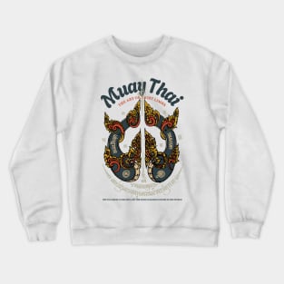 Muay Thai Tattoo Serpents The Art of Eight Limbs Crewneck Sweatshirt